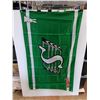 Image 1 : Pilsner Saskatchewan Roughriders Flag 57" x 35"
