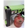 Image 2 : ** Garden Kneeler Bench & Vintage Gasoline Metal Can - CANNOT SHIP