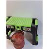 Image 4 : ** Garden Kneeler Bench & Vintage Gasoline Metal Can - CANNOT SHIP