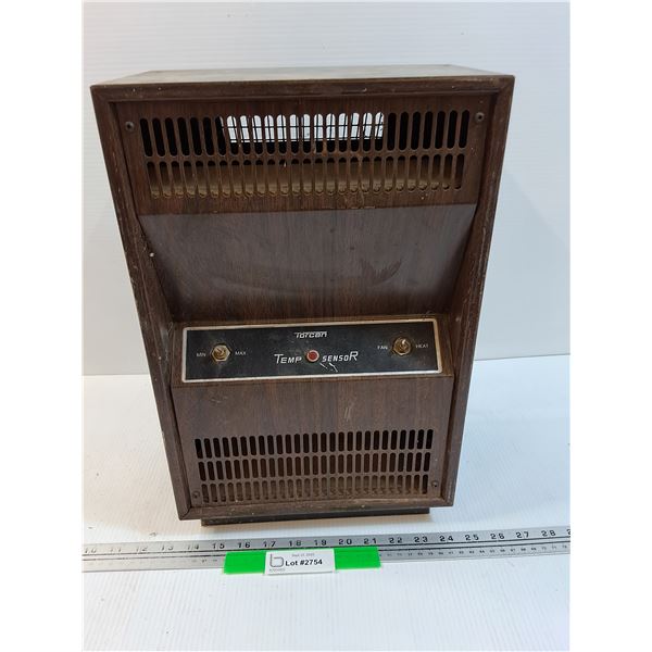 Torcan Vintage Heater 16" x 12" x 10"- Powers On - As Is - PICK-UP