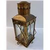 Image 5 : Brass Cargo Kerosene Lantern - Has Contents, CANNOT SHIP - 15" x 8" x 7"