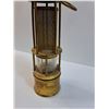 Image 4 : Brass Miners Kerosene Lantern - Made in Scotland - 10" x 3.5"  - CANNOT SHIP