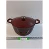 Image 1 : Kirkland Cast Enamel Pot w/ Lid - 11" x 5"