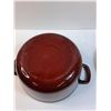 Image 4 : Kirkland Cast Enamel Pot w/ Lid - 11" x 5"