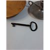 Image 3 : Pewter Candle Holder, Key Decor & Wood Carved Serving Platter