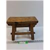 Image 1 : Vintage Wooden Stool - 12" x 7" x 9"