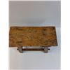 Image 4 : Vintage Wooden Stool - 12" x 7" x 9"