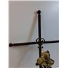 Image 5 : Custom Made Candle Holder Iron Cross - 30" x 18" x 7" -  PICK-UP