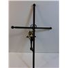 Image 6 : Custom Made Candle Holder Iron Cross - 30" x 18" x 7" -  PICK-UP