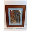 Image 1 : Print of "Scarlet" Horse By Pat Bliss in Picture Frame - 21" x 25"