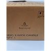 Image 3 : Partylite Scented Three Wick Candle - 5" x 6" w/ Box