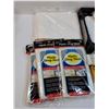 Image 2 : Painters Lot: Drop Cloth, Rollers, Paint Tray, Brushes, Misc