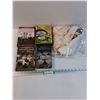 Image 1 : (2) Heartland DVD Sets, Dominoes, Bird Feeder, Table Clothes (Assorted)