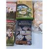 Image 3 : (2) Heartland DVD Sets, Dominoes, Bird Feeder, Table Clothes (Assorted)
