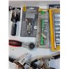 Image 3 : Tool Lot: Star Socket Set, Wobble Socket Set, Clamps, (2) Welding Hammers & Brush