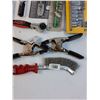 Image 5 : Tool Lot: Star Socket Set, Wobble Socket Set, Clamps, (2) Welding Hammers & Brush
