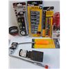 Image 3 : Tool Lot: Socket Sets, Magentic, Hammer, Metal Brush Tool, Misc