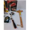 Image 3 : Tool Lot: Hammer, Wire Wheel, Socket Adapters, Welding Brush, Misc