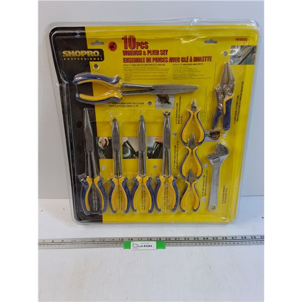 Shop Pro Plier & Wrench Set