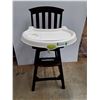 Image 1 : * Dark Wood Adjustable Baby High Chair - PICK UP ONLY