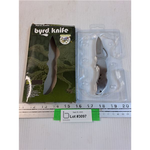 Byrd Knife Stainless Steel Pocket Knife - NOS