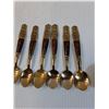 Image 3 : (4) Measuring Spoons & (6) Salt Cellar Style Spoons