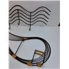 Image 4 : (2) Musical Wire Art & Coat Hanger - 32"L x 12" T x 2" D