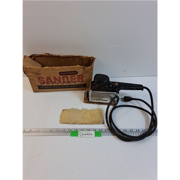 Vintage Craftsman Sander & Polisher - Powers On