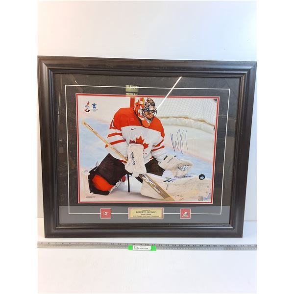 * Robert Luongo Team Canada Framed Picture - 30" x 26"