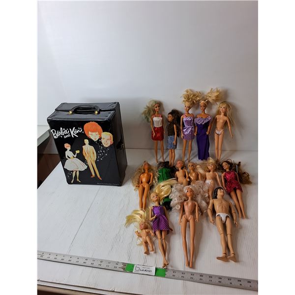 Barbie and Ken Doll Case & Miscellaneous Dolls