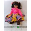 Image 1 : Indigenous Style Porcelain Doll 24" Long