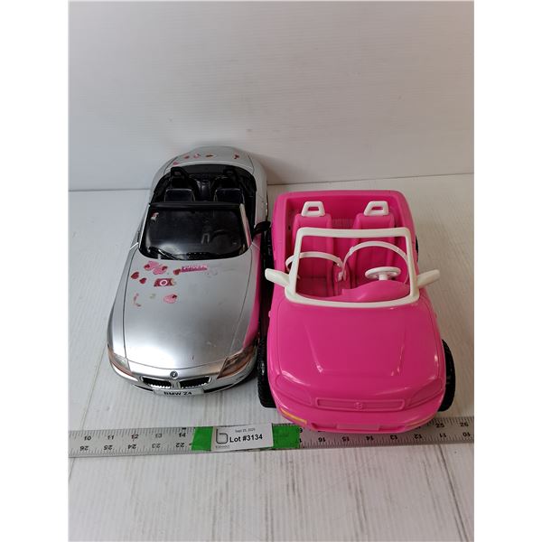 (2) Barbie Convertibles Up to 16"