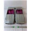 Image 1 : (2) Barbie Corvettes 19" Long