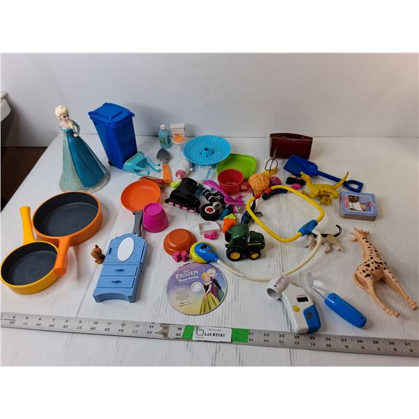 Toy Lot-Stethoscope, Kitchen Items, Misc.