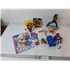 Image 1 : Toy Figurines- Red Riding Hood, Trolls, Frozen Book, Misc.
