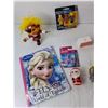 Image 3 : Toy Figurines- Red Riding Hood, Trolls, Frozen Book, Misc.