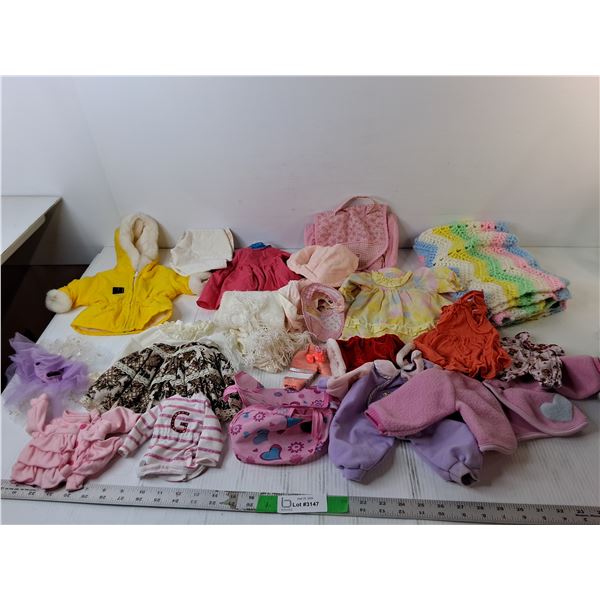 Miscellaneous Doll Clothes & Blanket