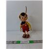 Image 1 : Vintage Rubber & Plastic Pinocchio Doll 8.5"