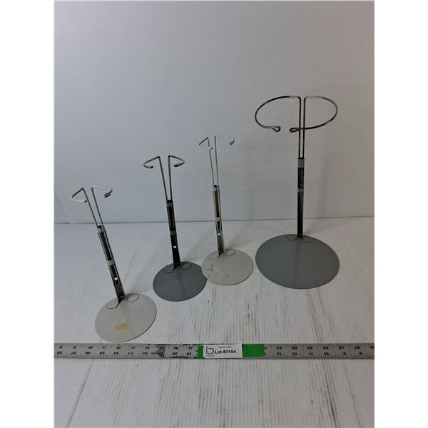 (4) Doll Stands Up to 13"