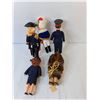 Image 2 : (5) Vintage Dolls- Eskimo, Salvation Army, Military