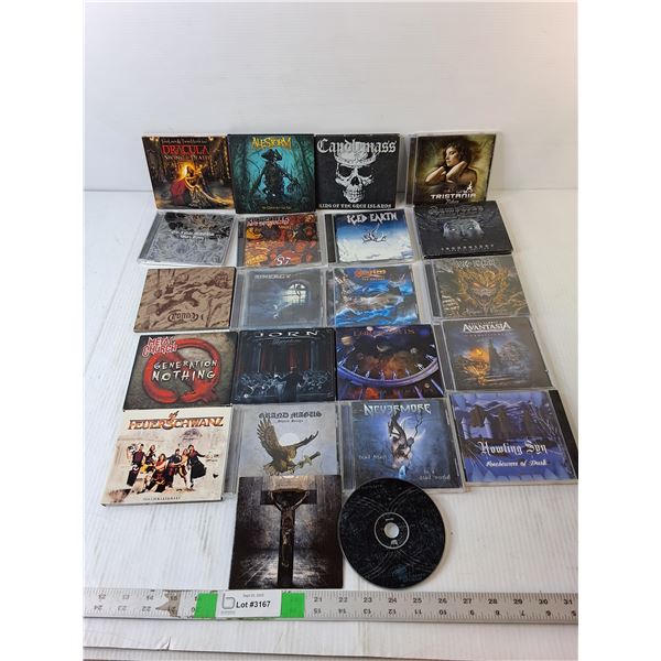 (21) Rock CDs- Avantasia, Alestorm, Conan, Misc.