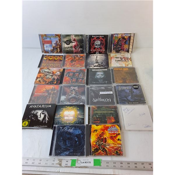(22) Rock CDs- Black Label Society, Avantasia, Avatarium, Misc.
