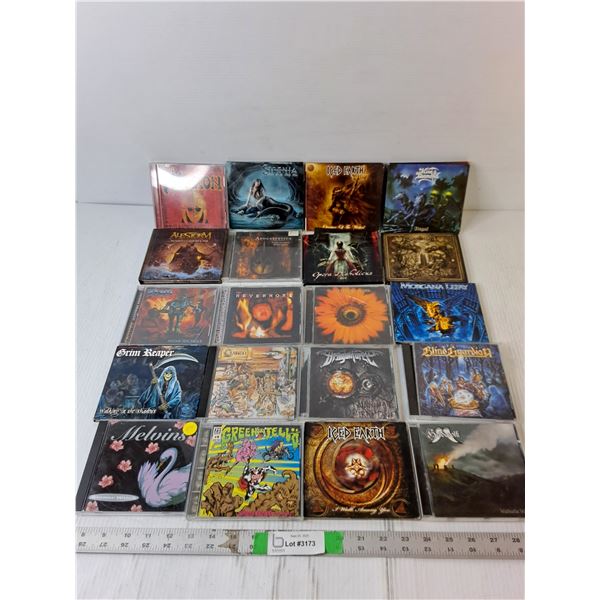 (20) Rock CDs- Apocalyptica, King Diamond, Iced Earth, Misc.