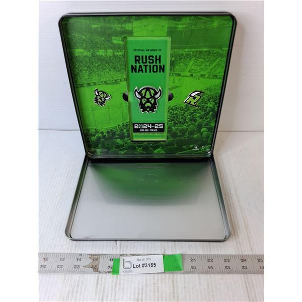 Saskatchewan Rush Tin & '24/'25 Member Pins