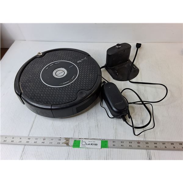 Roomba Vacuum with Charging Dock & Cord- As Is