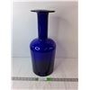 Image 1 : Blue Glass Vase 19.5" Tall, Pickup Preferred