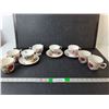 Image 1 : Mostly Bone China Dish Lot- (8) Cups, (3) Plates