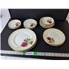 Image 1 : Ridgeway Ironstone 'Anniversary Rose' Dish Set- (16) Plates, (8) Bowls