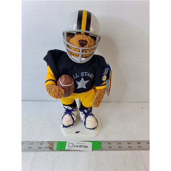 All Stars Sports Bear Figurine 12"