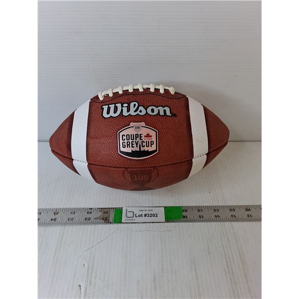 105th Grey Cup Autographed Football, Cannot Authenticate